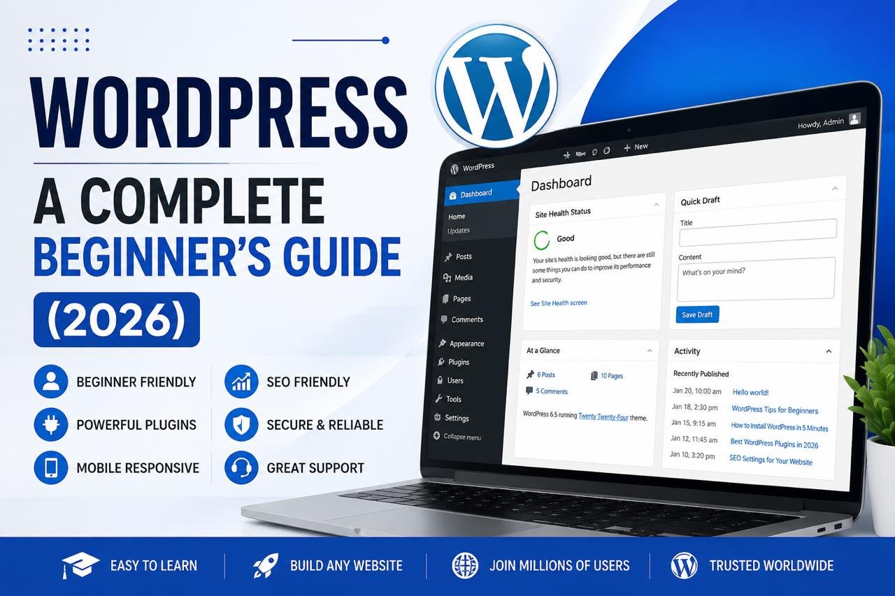 What Is WordPress? A Complete Beginner’s Guide (2026)
